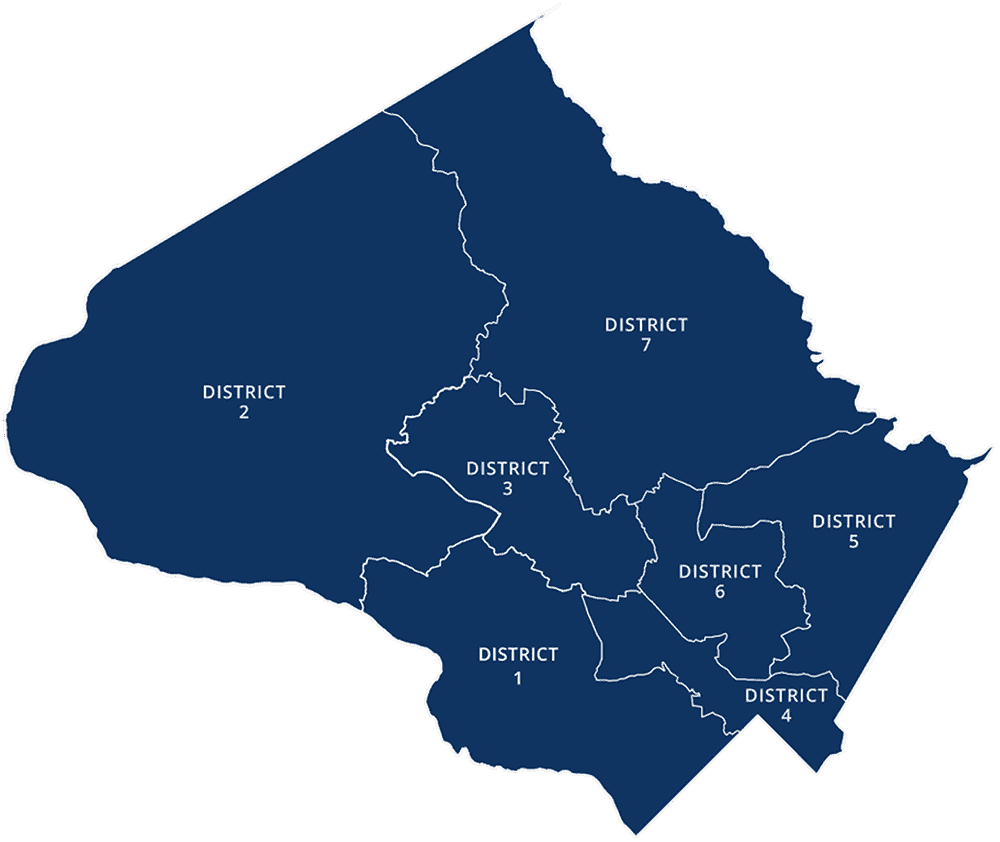 Map of Montgomery County and DMV region